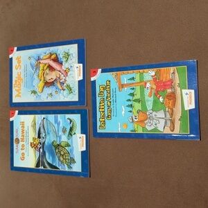 🐢Hooked on Phonics Paperback Book Set of 3 Books Level #3 (1,2,3)